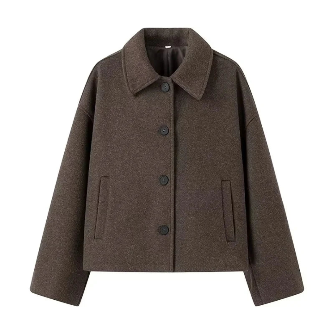 Ethelyn | Oversized Button-Down Winter Coat for Women