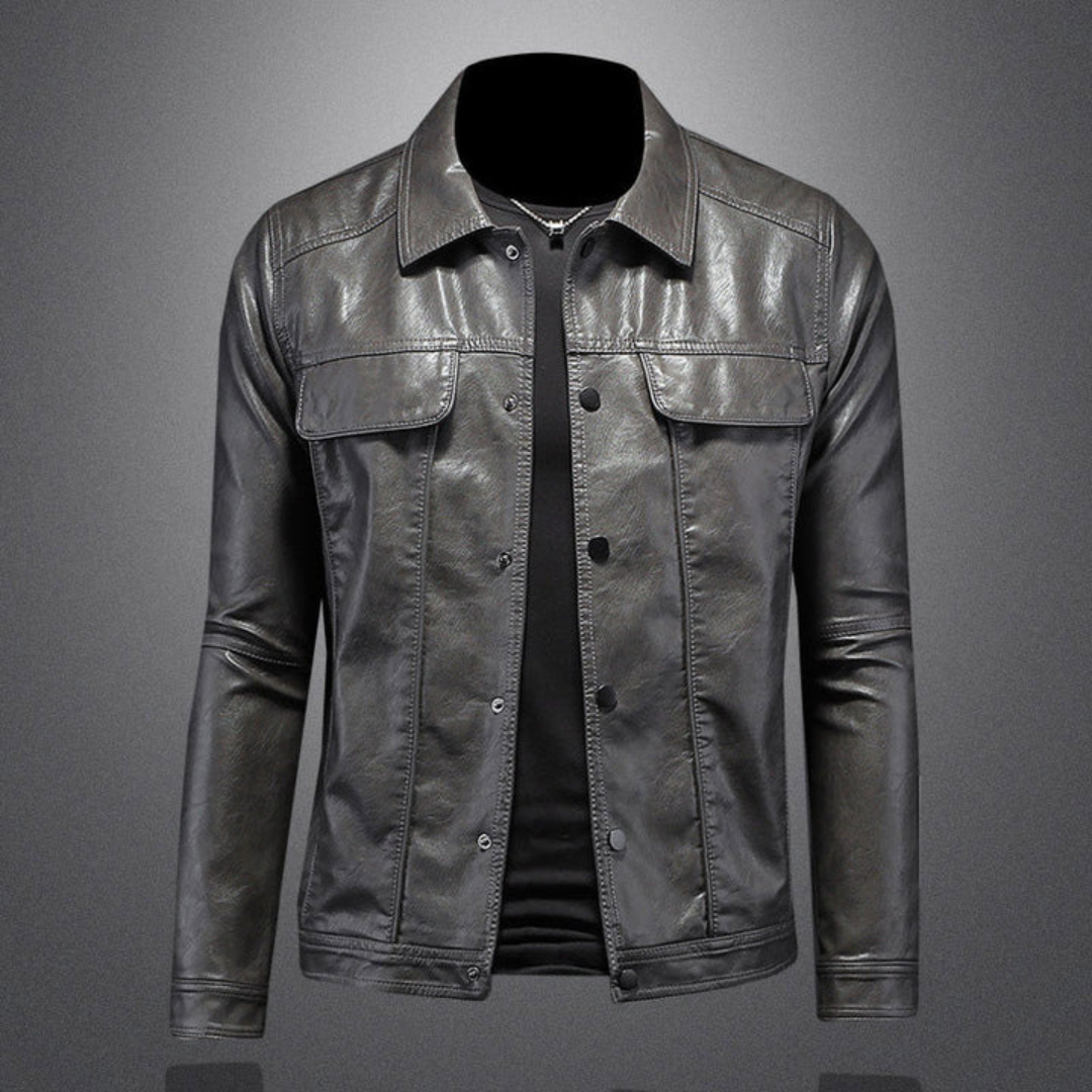 Charleso | Biker-Inspired Men's Bomber Jacket