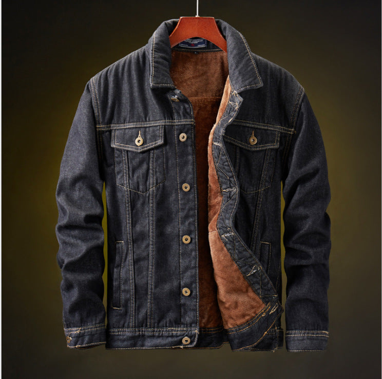 Men’s Sherpa-Lined Denim Jacket