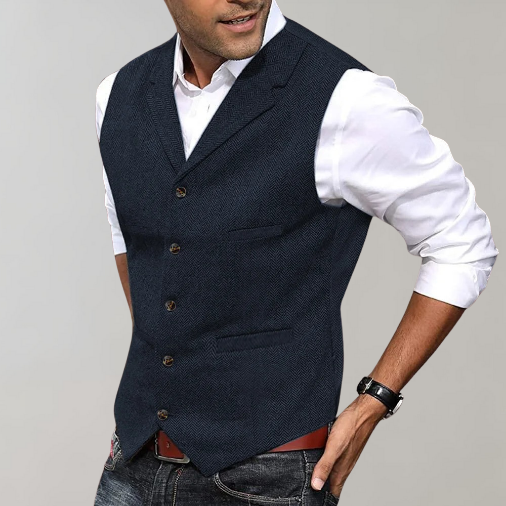Maddox | Slim Fit Formal Vest with Pockets for Men