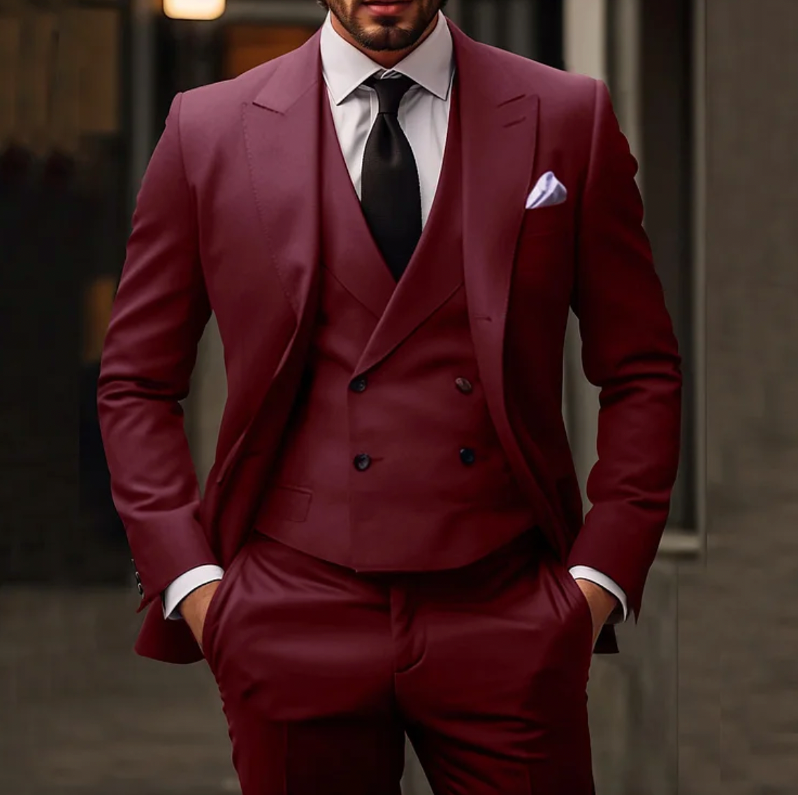Christopher | Men's Luxury Three-Piece Suit Set