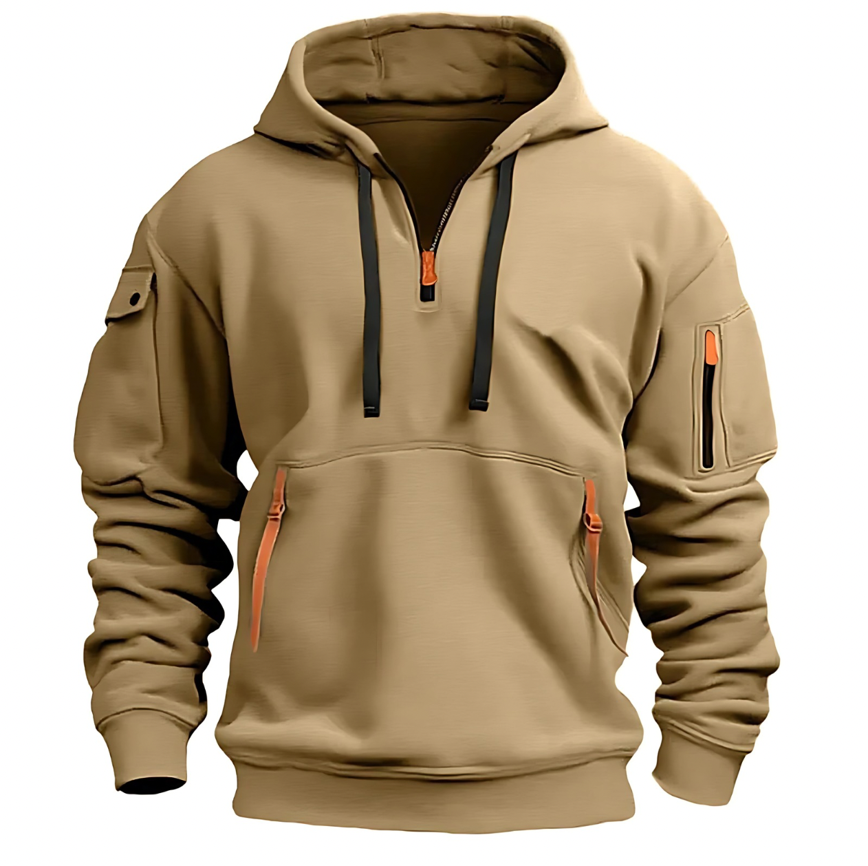 Men’s Tactical Adventure Hoodie with Utility Pockets