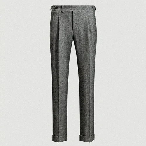 Thiago | Men's Premium Slim Fit Belted Work Pant