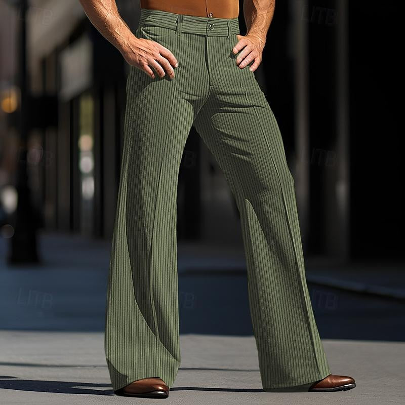 Nick | Classic Corduroy Flared Pant for Men