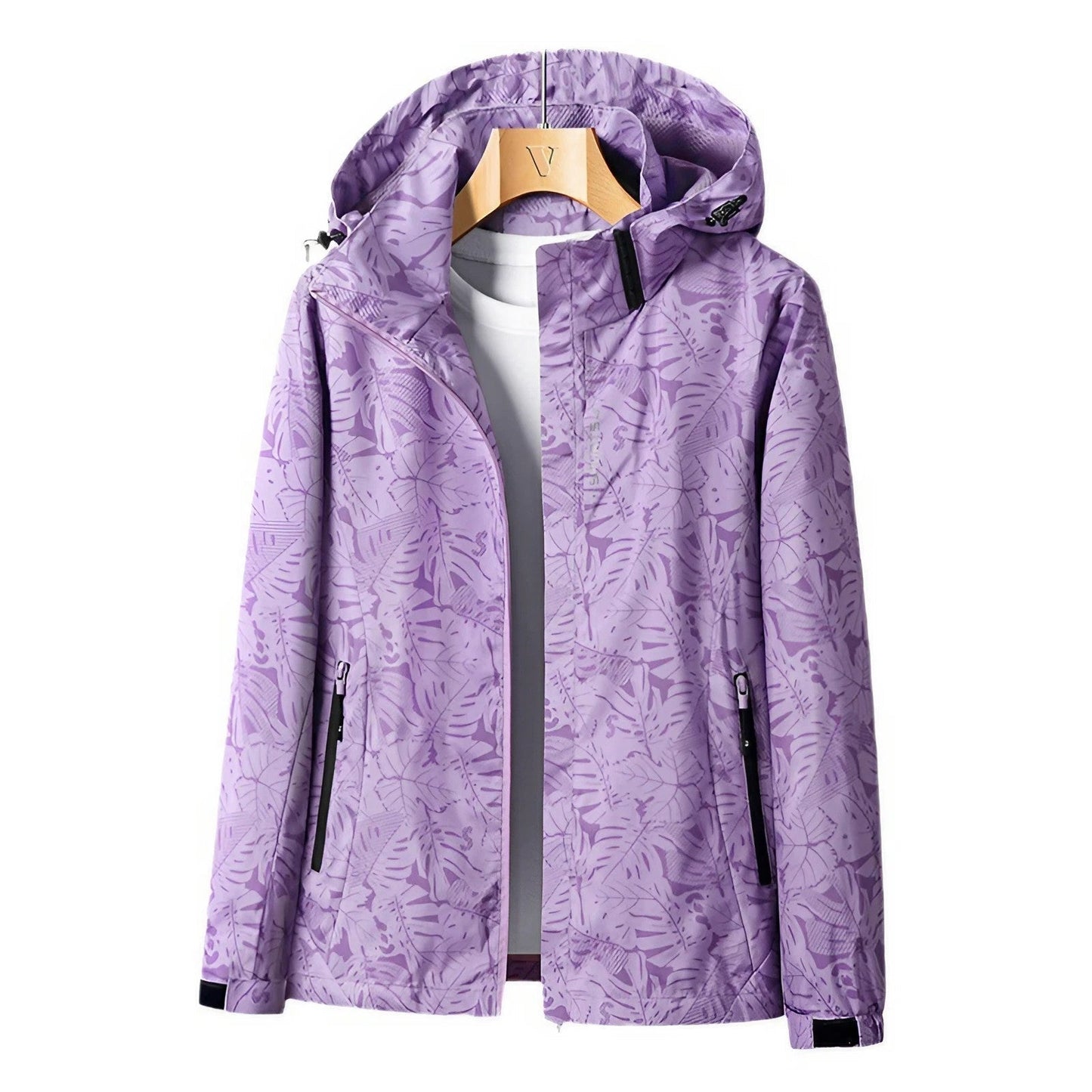 Maeve | Zip-Up Hooded Jacket Waterproof for Women