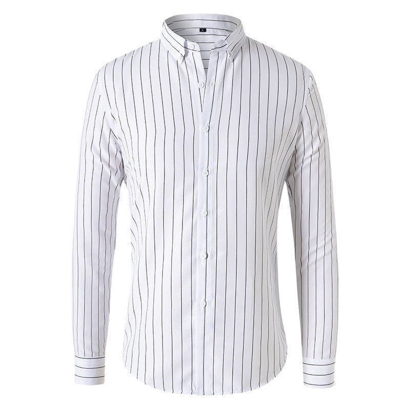 Men’s Classic Striped Dress Shirt