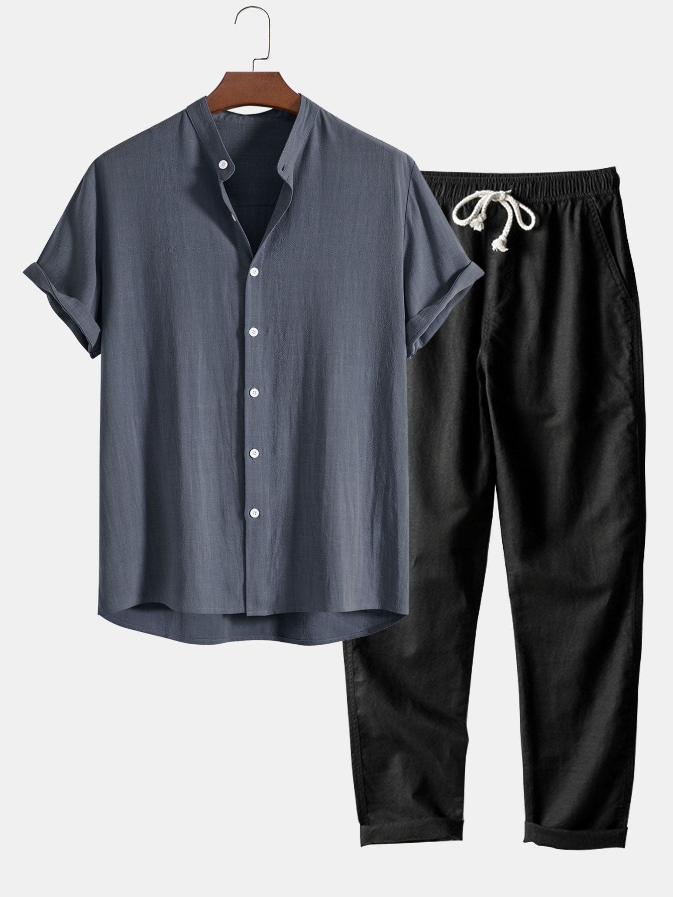 Kenji | Men's Summer Polo and Tailored Pants Set