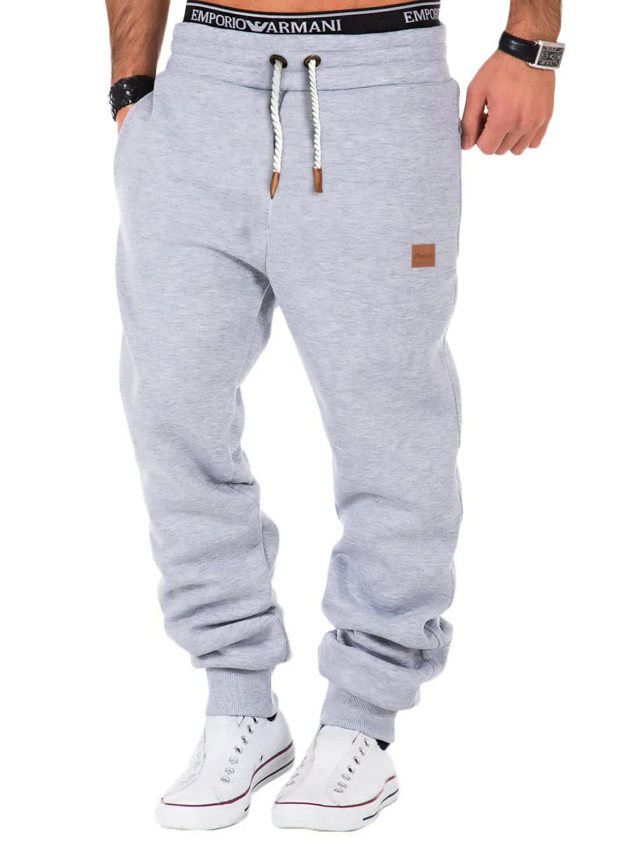 Men’s Classic Jogger Pants with Drawstring