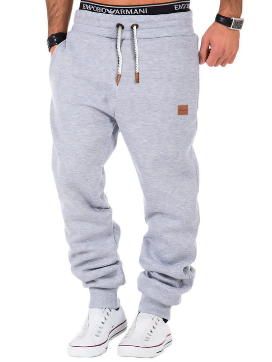 Men’s Classic Jogger Pants with Drawstring