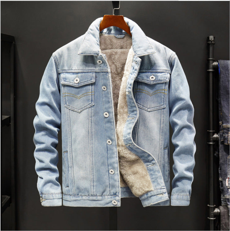 Men’s Sherpa-Lined Denim Jacket