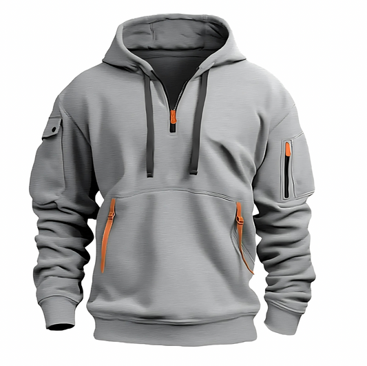 Men’s Tactical Adventure Hoodie with Utility Pockets