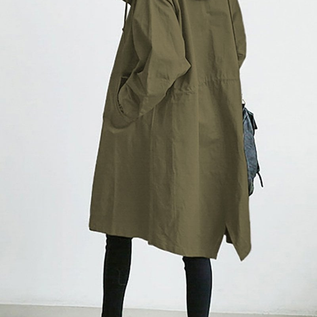 Zephyrine | Long Waterproof Trench Coat for Women