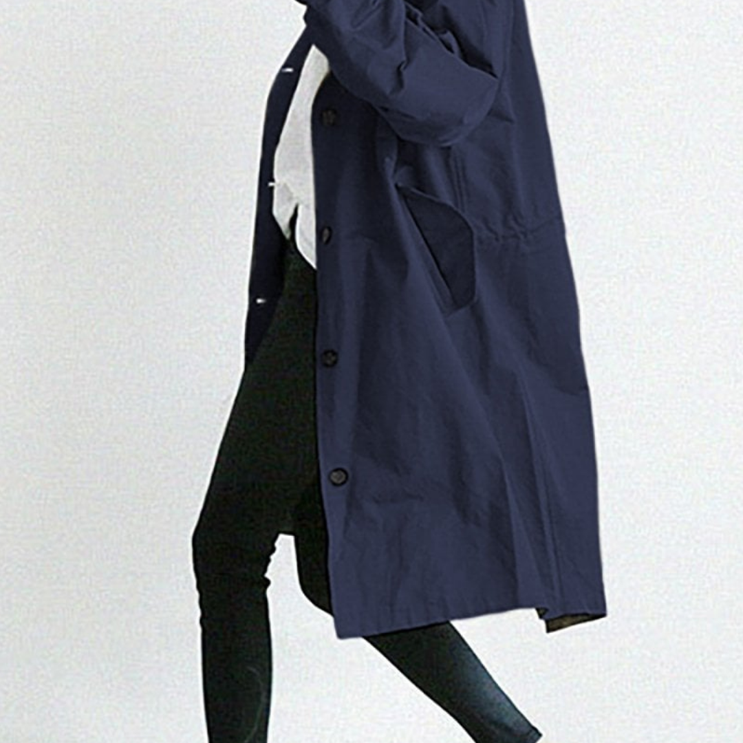 Zephyrine | Long Waterproof Trench Coat for Women