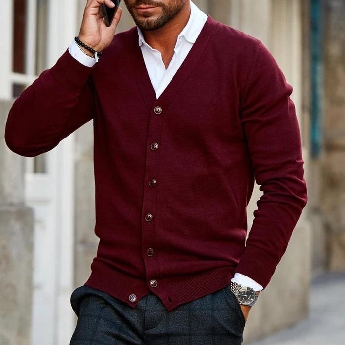 Jacoby | Cozy Knitted Cardigan for Men