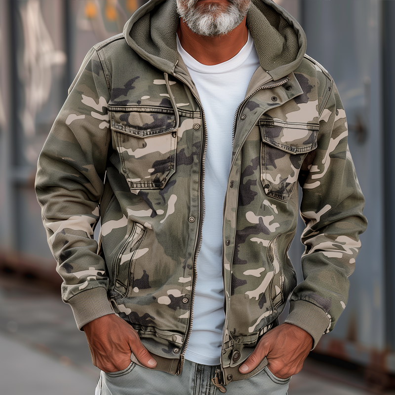 Rihaan | Men's Camouflage Waterproof Jacket