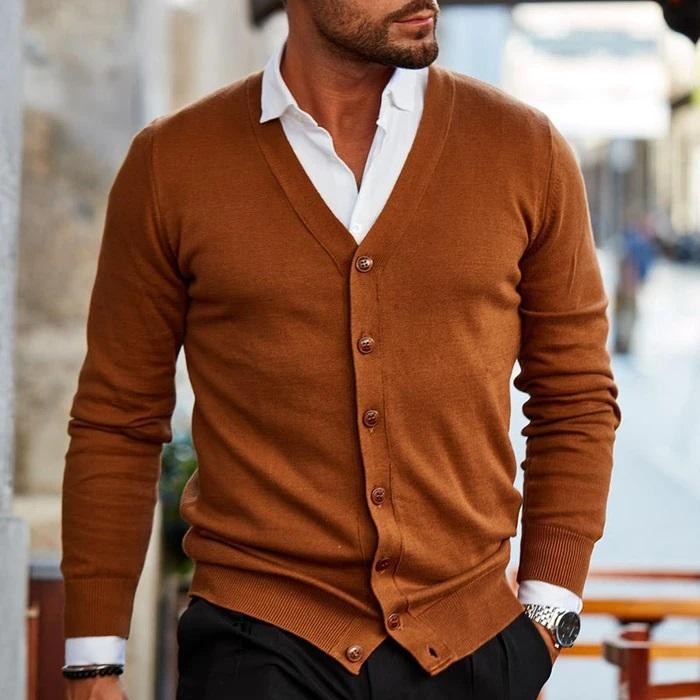 Jacoby | Cozy Knitted Cardigan for Men