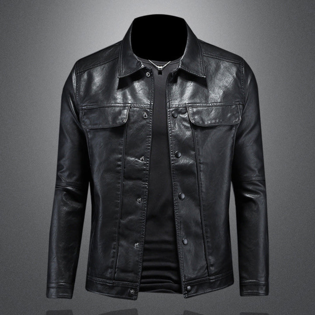 Charleso | Biker-Inspired Men's Bomber Jacket