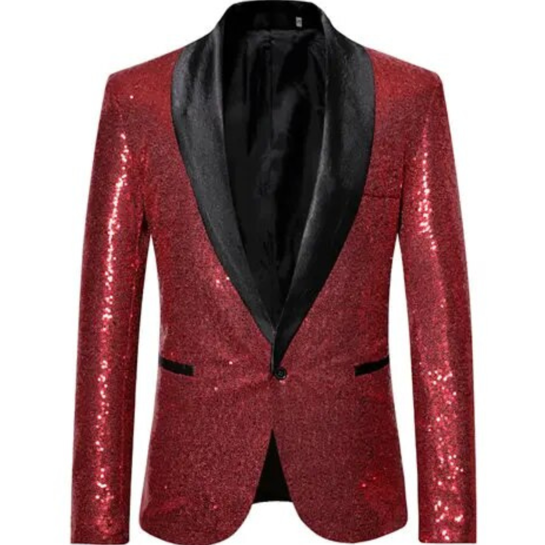 Kester | Formal Sequin Coat for Men