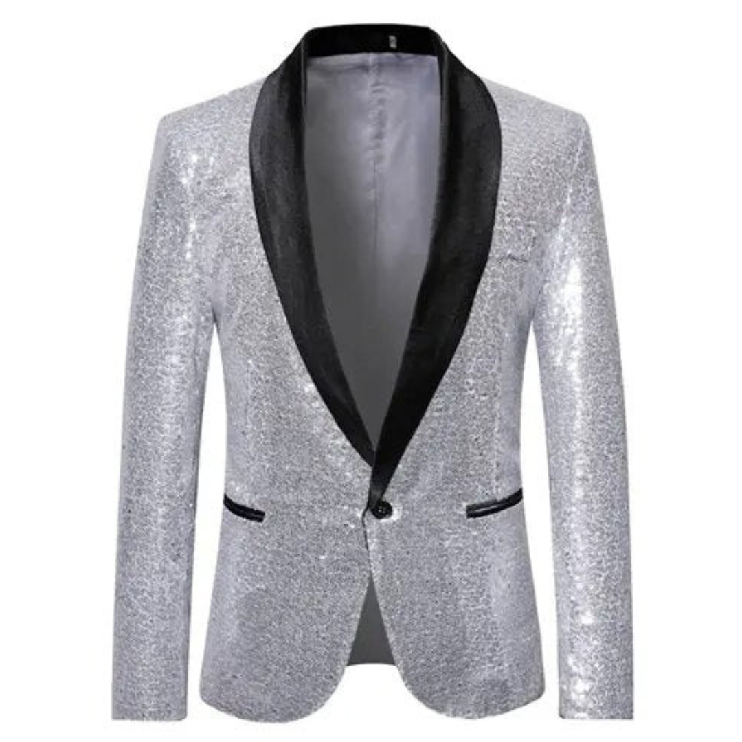 Kester | Formal Sequin Coat for Men