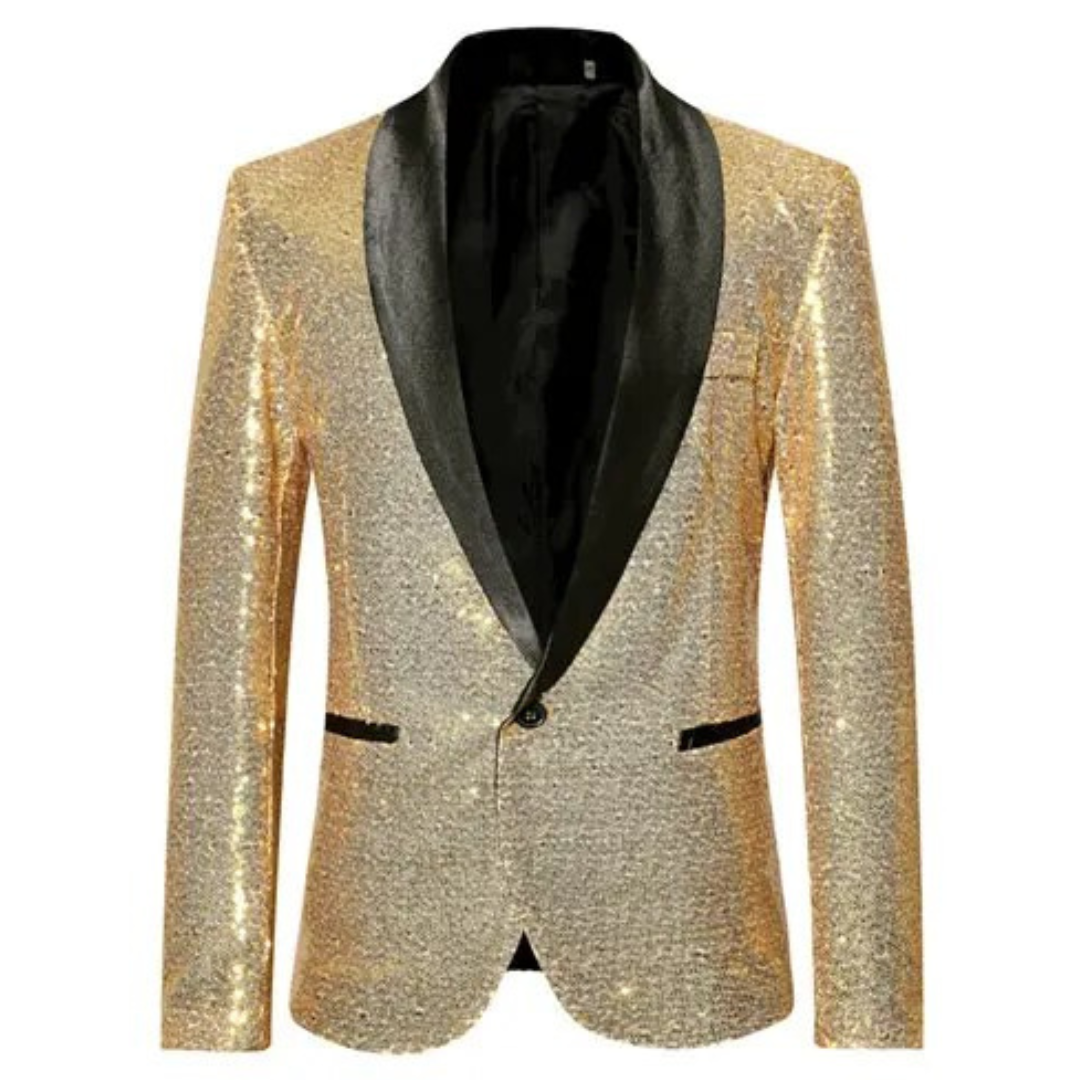 Kester | Formal Sequin Coat for Men