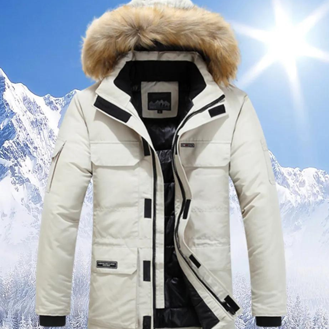 Jun	| Men's Stylish Winter Jacket with Hood and Warm Interior