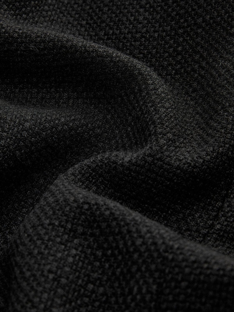 Elegant Tweed Blazer with Button Accents