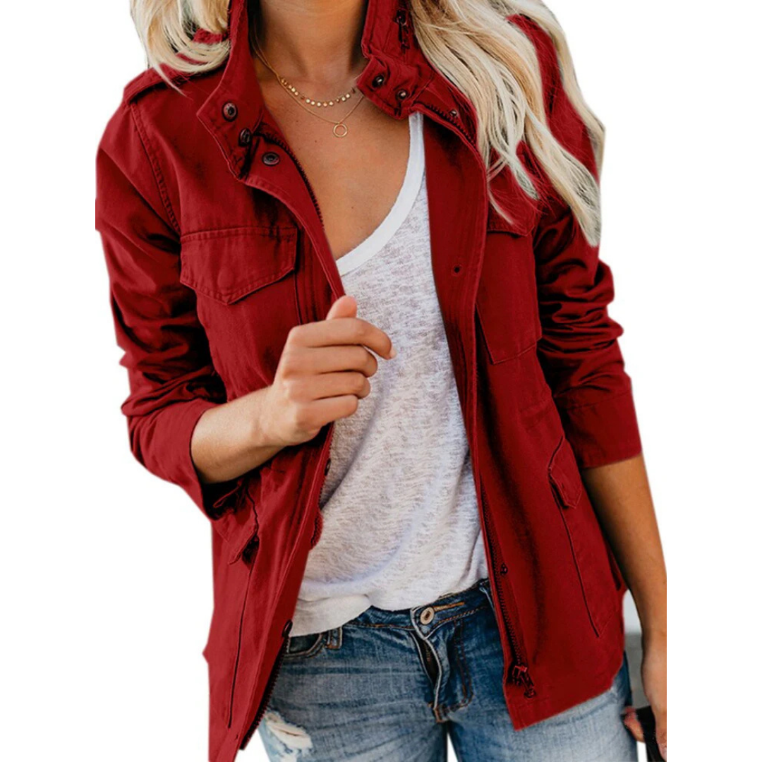 Makena | Modern Chic Jacket With Zipper for Women