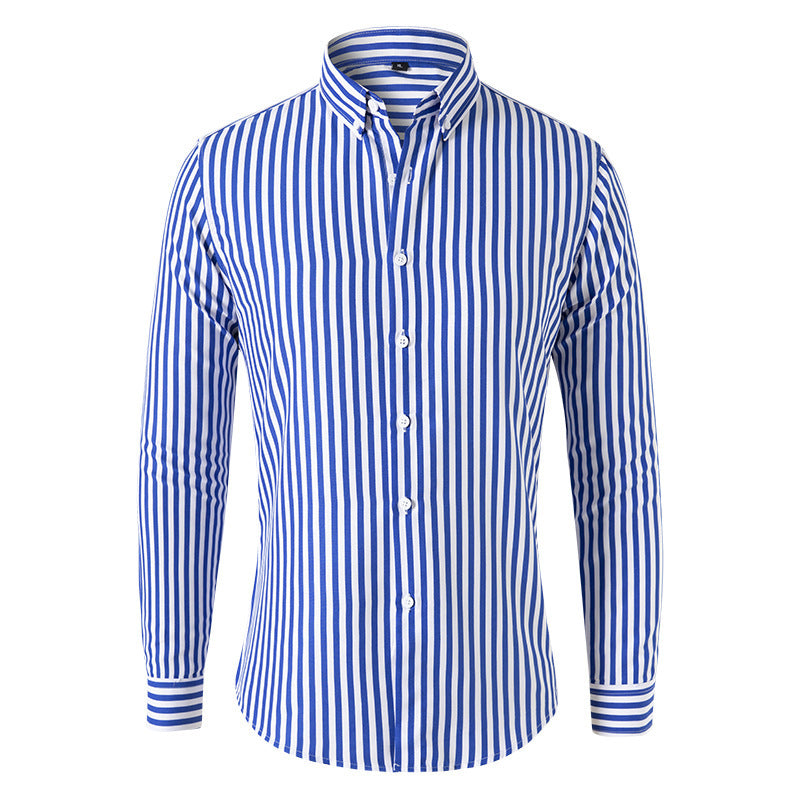 Men’s Classic Striped Dress Shirt