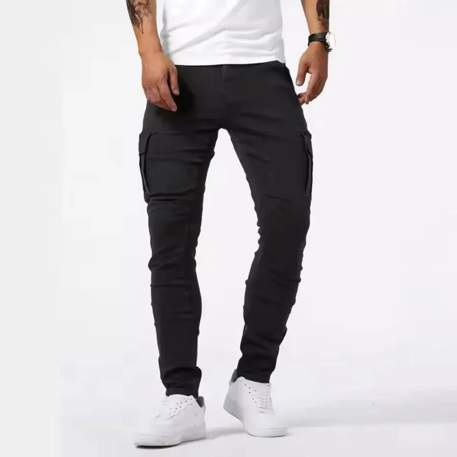 Modern Tapered-Leg Cargo Pants for Men