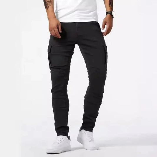 Modern Tapered-Leg Cargo Pants for Men