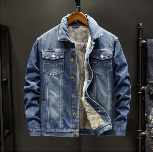 Men’s Sherpa-Lined Denim Jacket