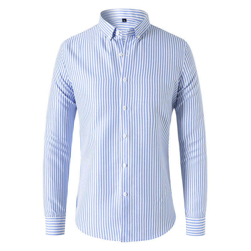 Men’s Classic Striped Dress Shirt