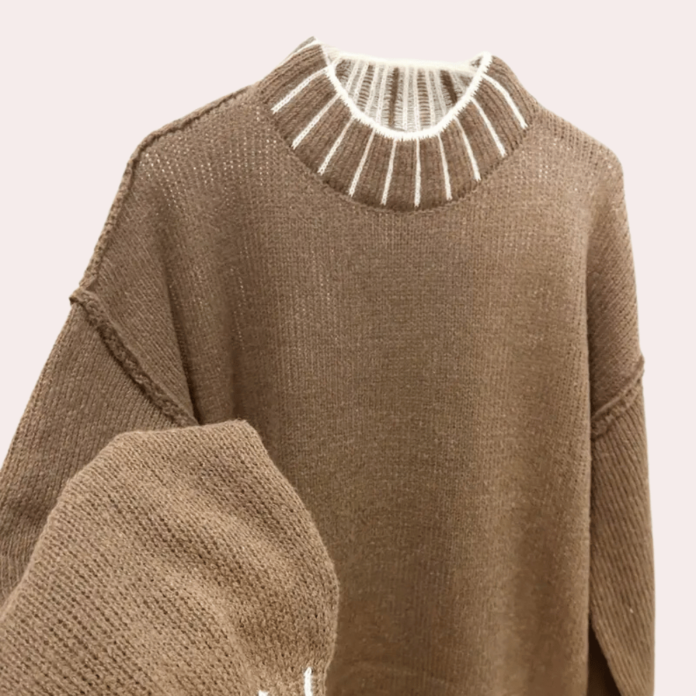 Emilee | Luxurious Summer Turtleneck Sweater for Women