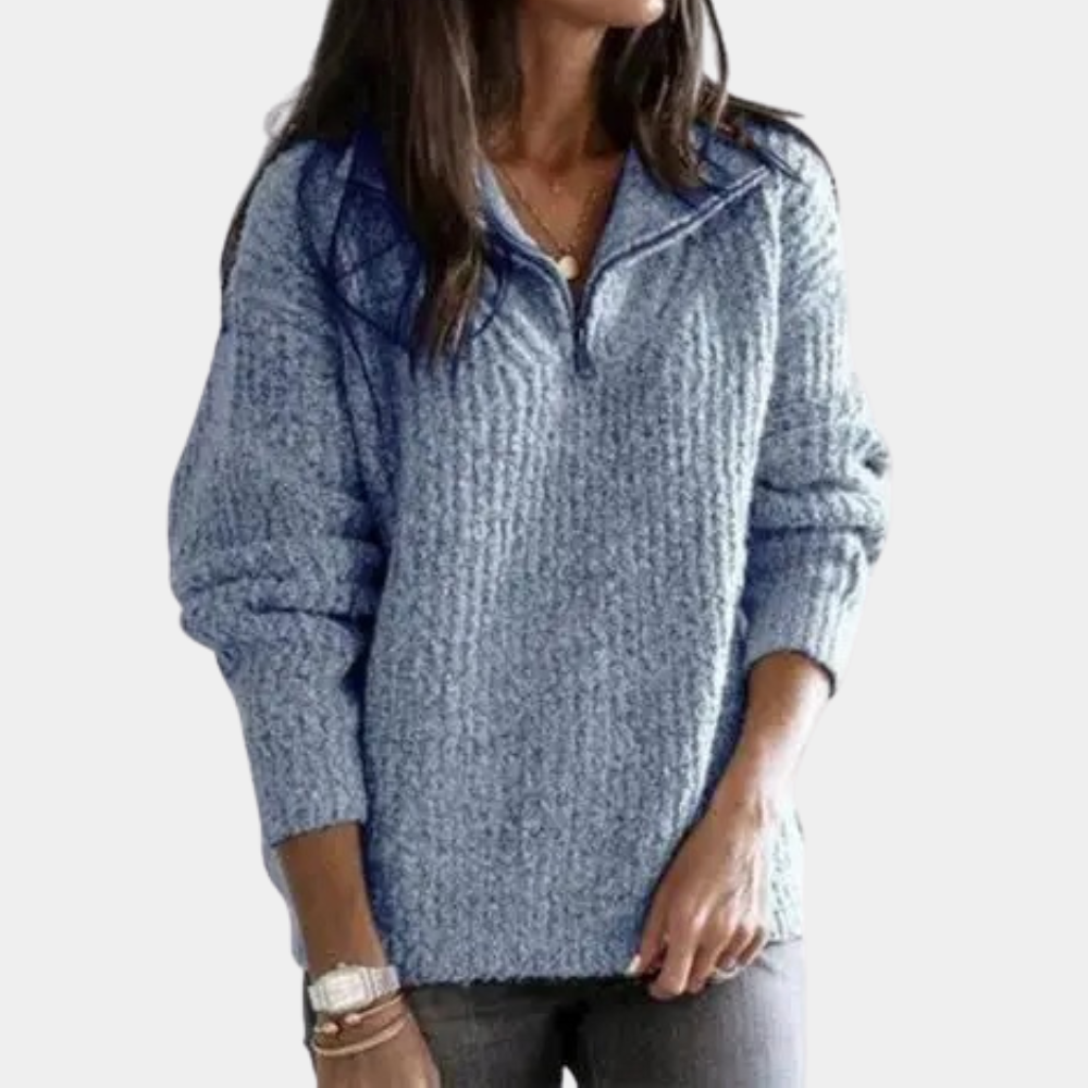 Thalassa | Chic Comfort Half-Zip Sweater for Women