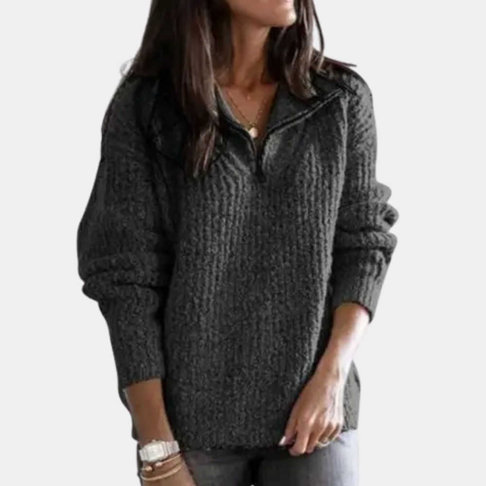 Thalassa | Chic Comfort Half-Zip Sweater for Women