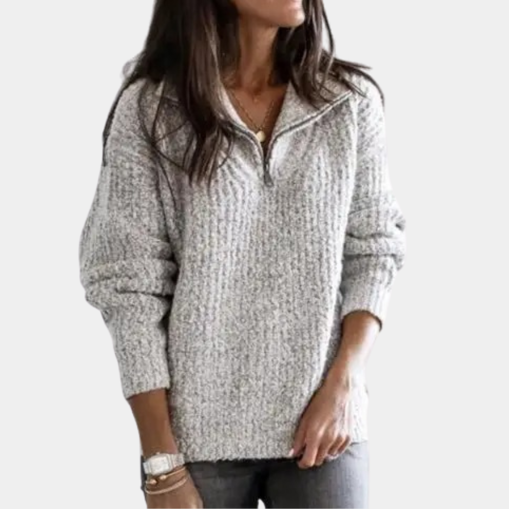 Thalassa | Chic Comfort Half-Zip Sweater for Women
