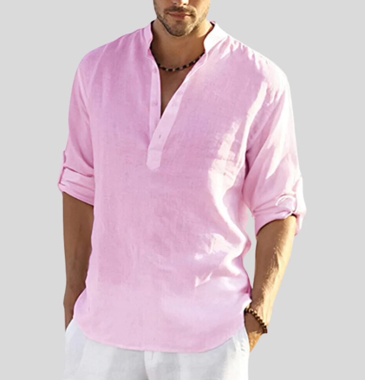 Thomas | Elegant Long-Sleeve Shirt for Men