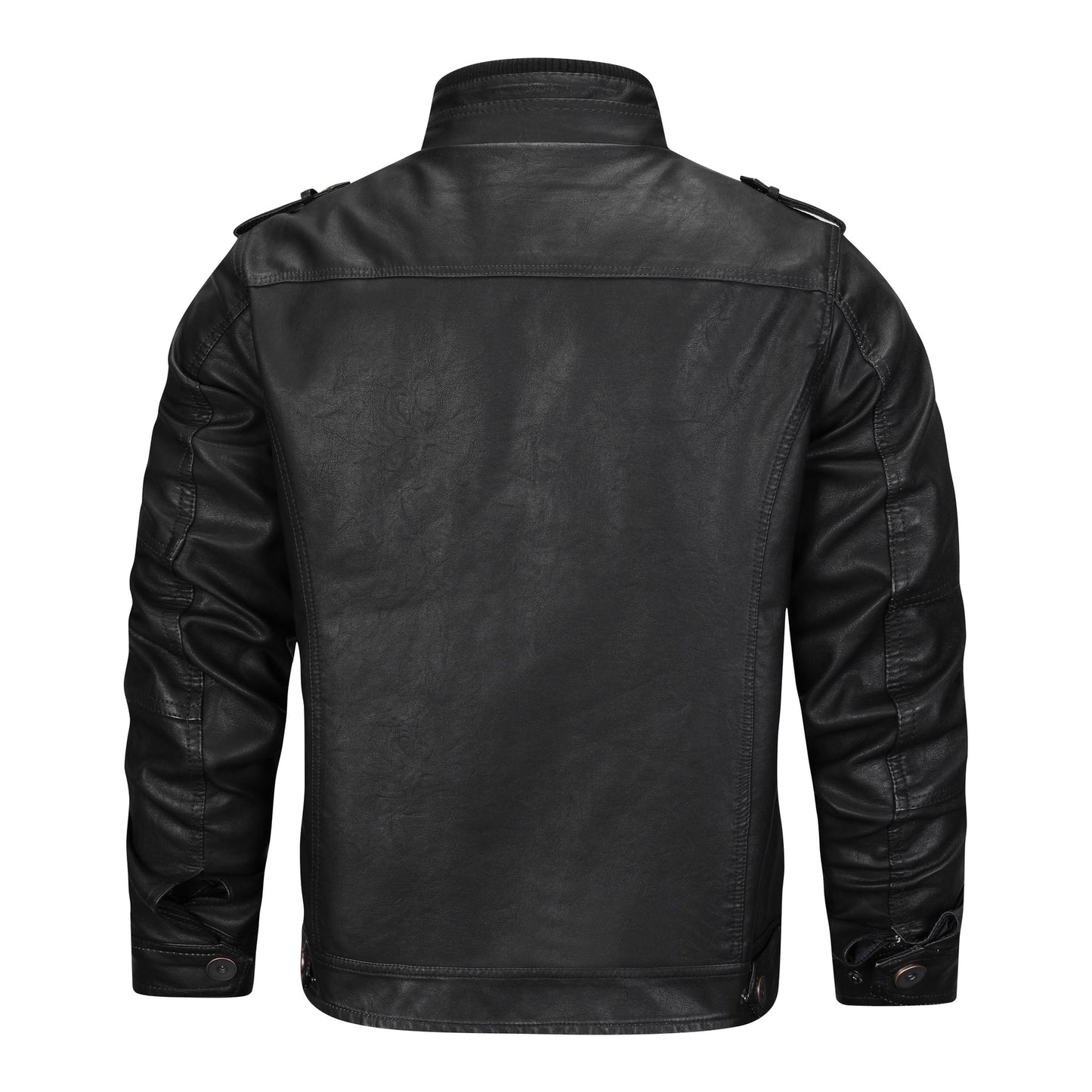 Alpha | Black Jacket with Tough Design for Men