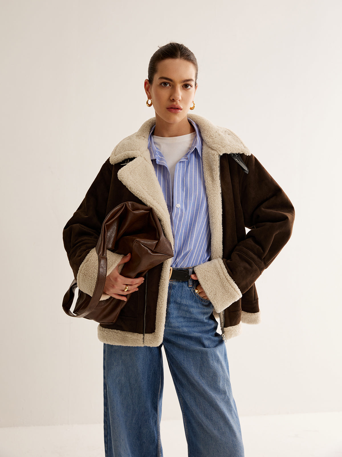 Selene | Vintage Fleece Jacket for Women