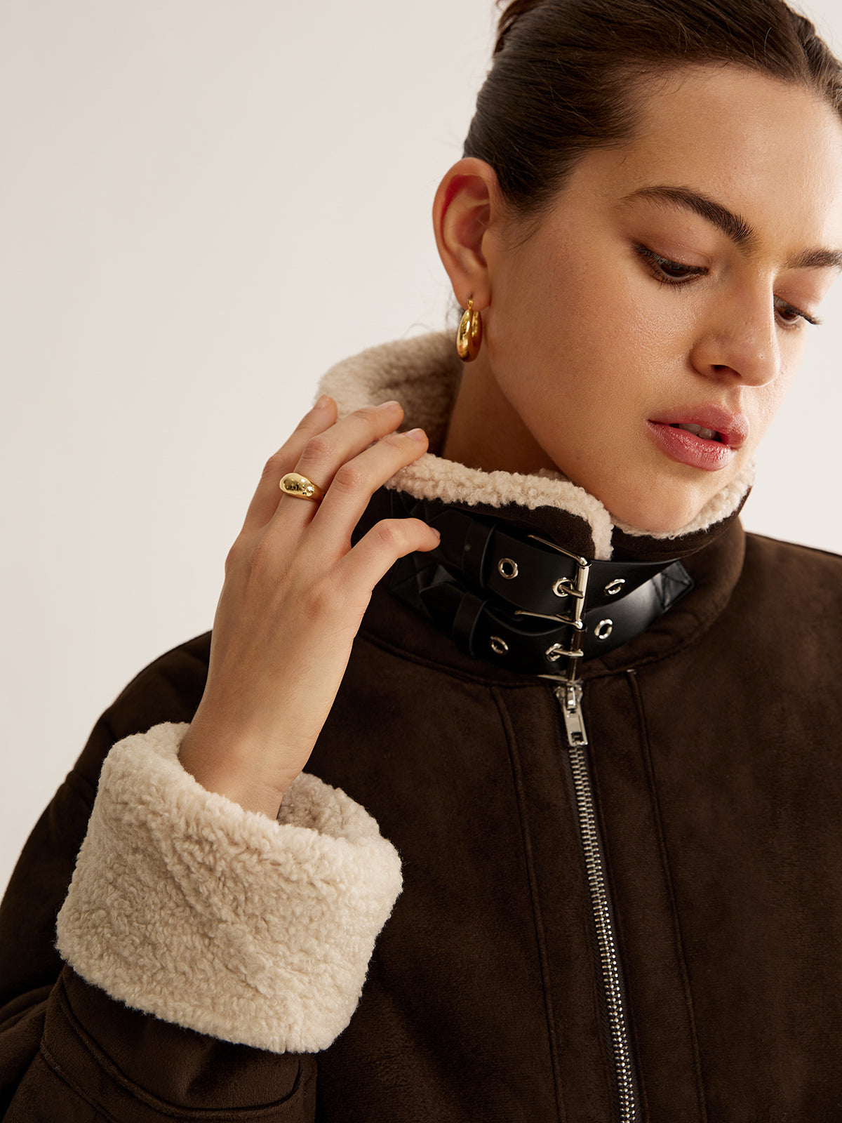 Selene | Vintage Fleece Jacket for Women