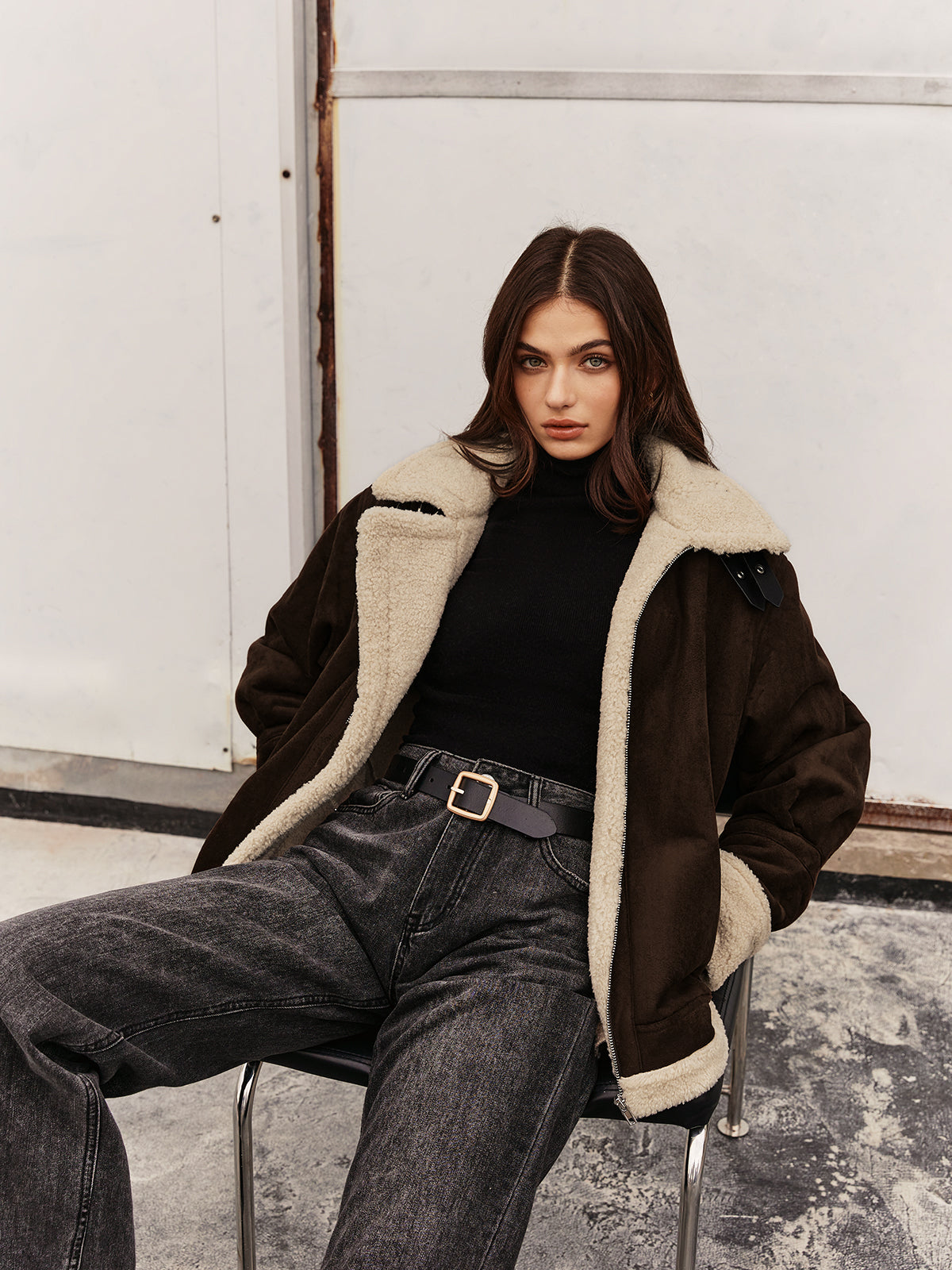 Selene | Vintage Fleece Jacket for Women