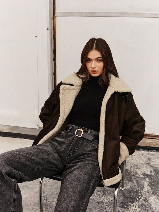 Selene | Vintage Fleece Jacket for Women