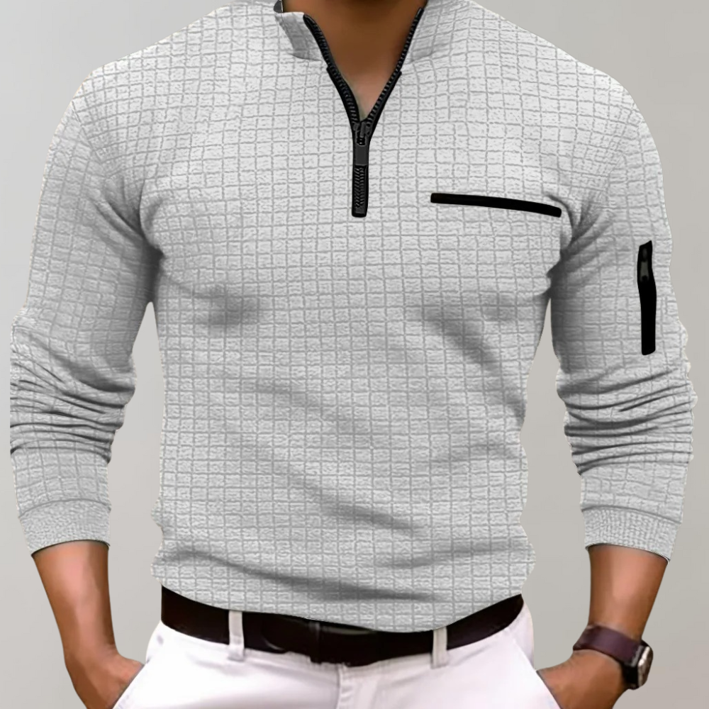 Beard | Long Sleeve Polo Shirt for Men