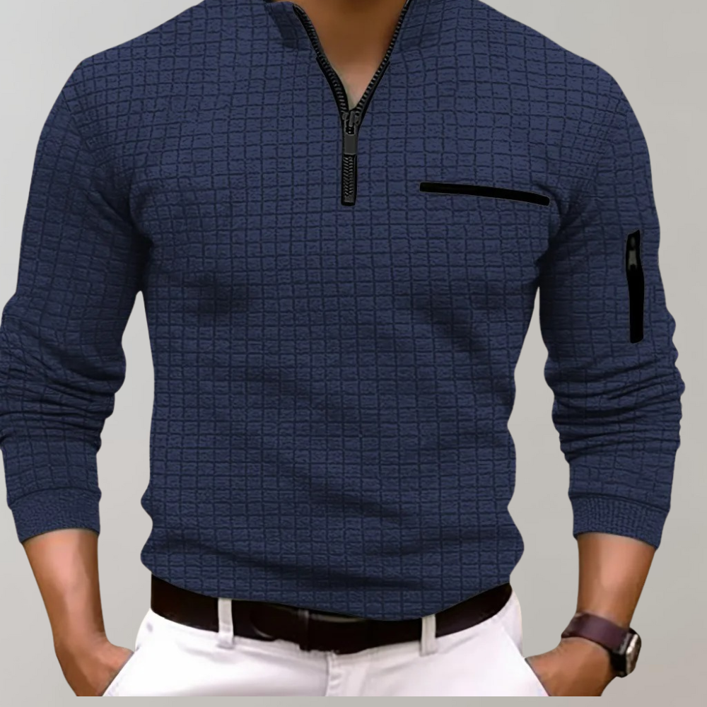 Beard | Long Sleeve Polo Shirt for Men