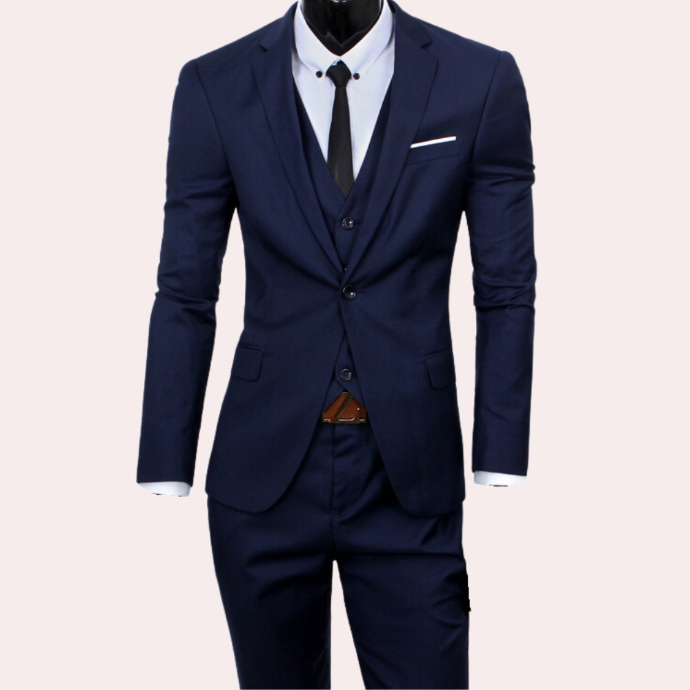 Beaumont | Slim-Fit 3-Piece Suit for Men with Timeless Elegance