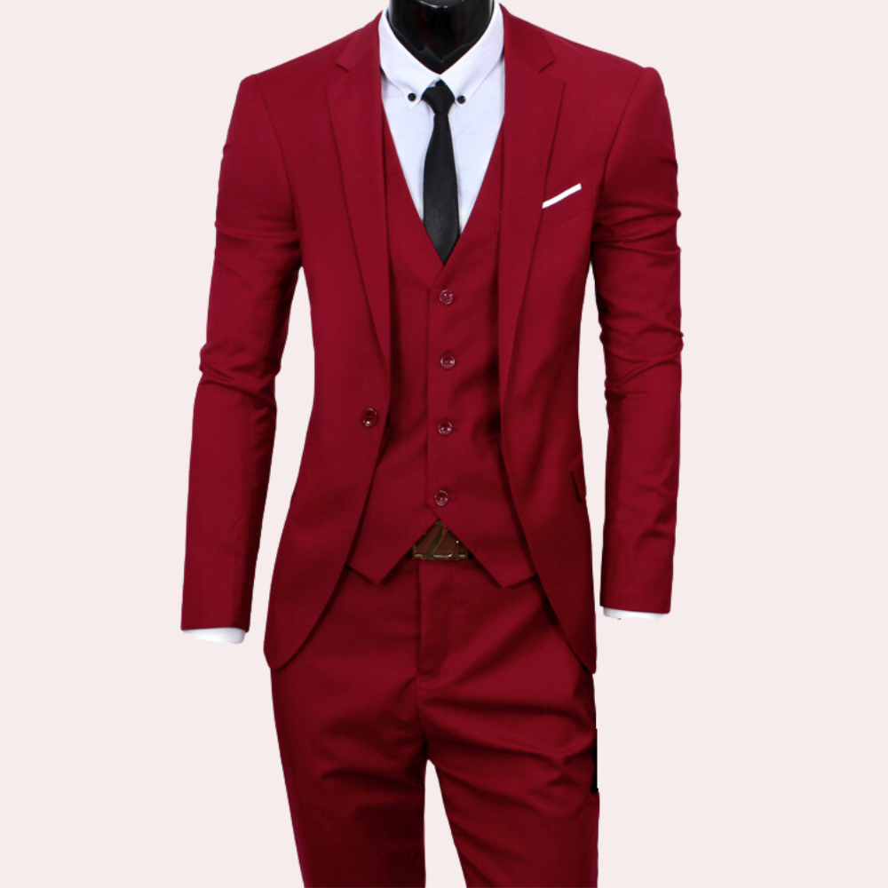 Beaumont | Slim-Fit 3-Piece Suit for Men with Timeless Elegance