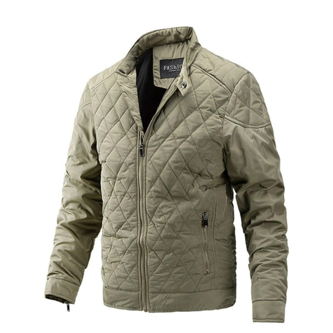 Jordi | Stylish Diamond Pattern Bomber Jacket for Men