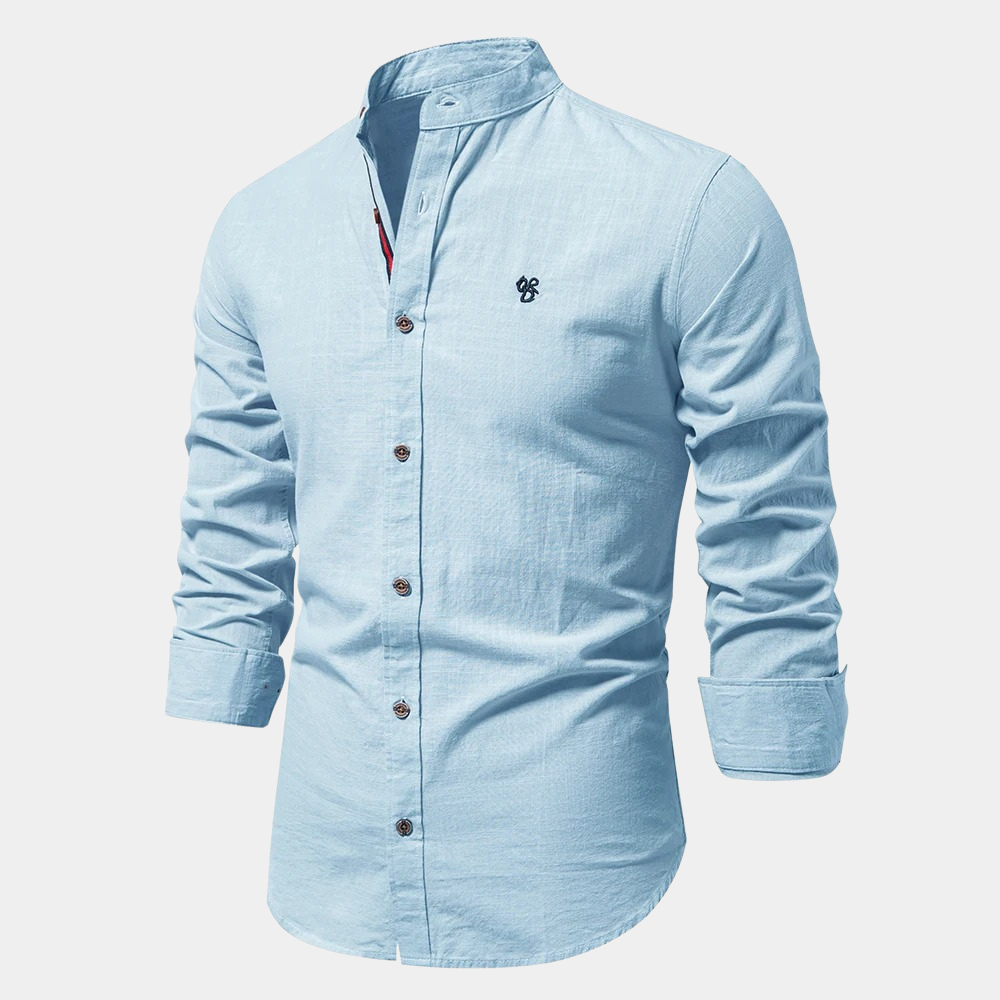 Benjamin | Long Sleeve Summer Shirt in Multiple Colors for Men