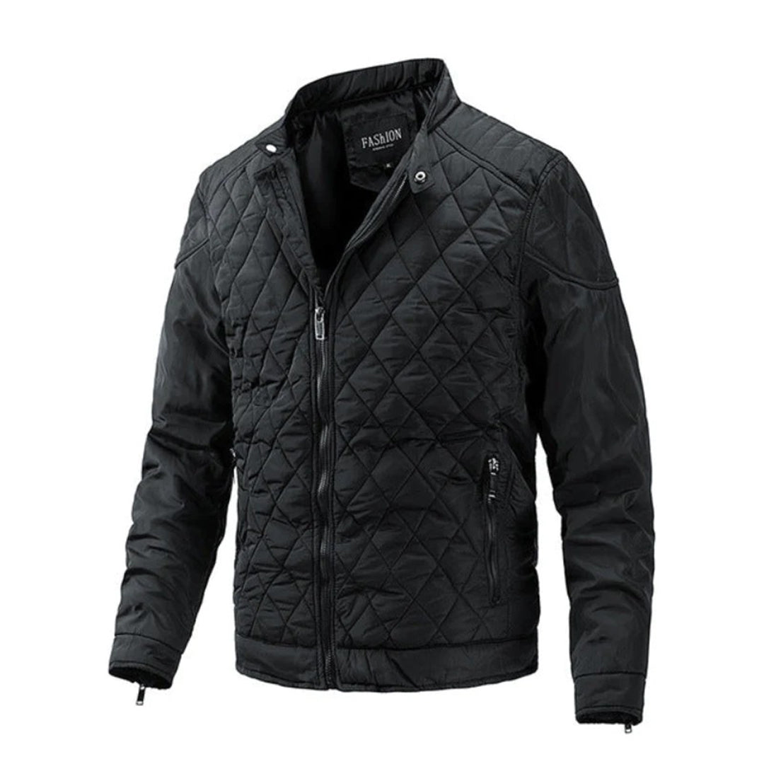 Jordi | Stylish Diamond Pattern Bomber Jacket for Men