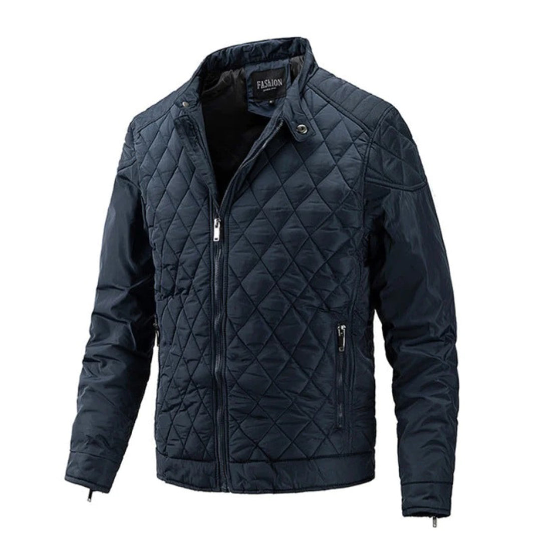 Jordi | Stylish Diamond Pattern Bomber Jacket for Men